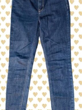 Old Navy Women's Skinny Jeans in Dark Blue Denim